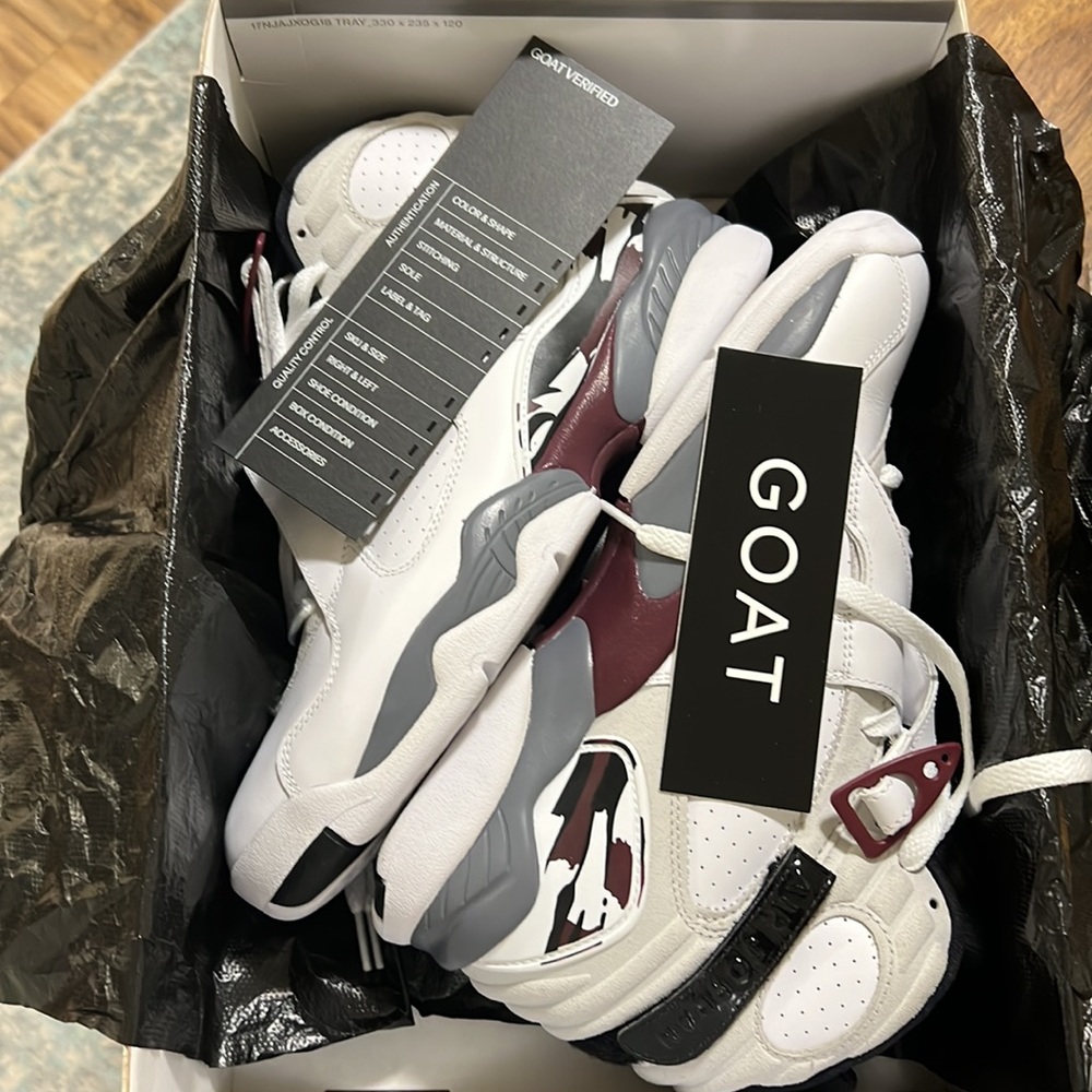 Air Jordan 8 Retro ‘Burgundy’ Size : Wmns 9 US ~ EUR 40.5 - Picture 12 of 12